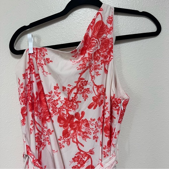 Sunday Up Women's Maxi Dress Size M Floral Tiered One Shoulder Strap - Picture 5 of 5